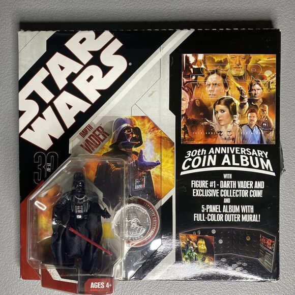 Star Wars 30th Anniversary Coin Album w/ Darth Vader Exclusive Collectors Coin - Picture 1 of 10